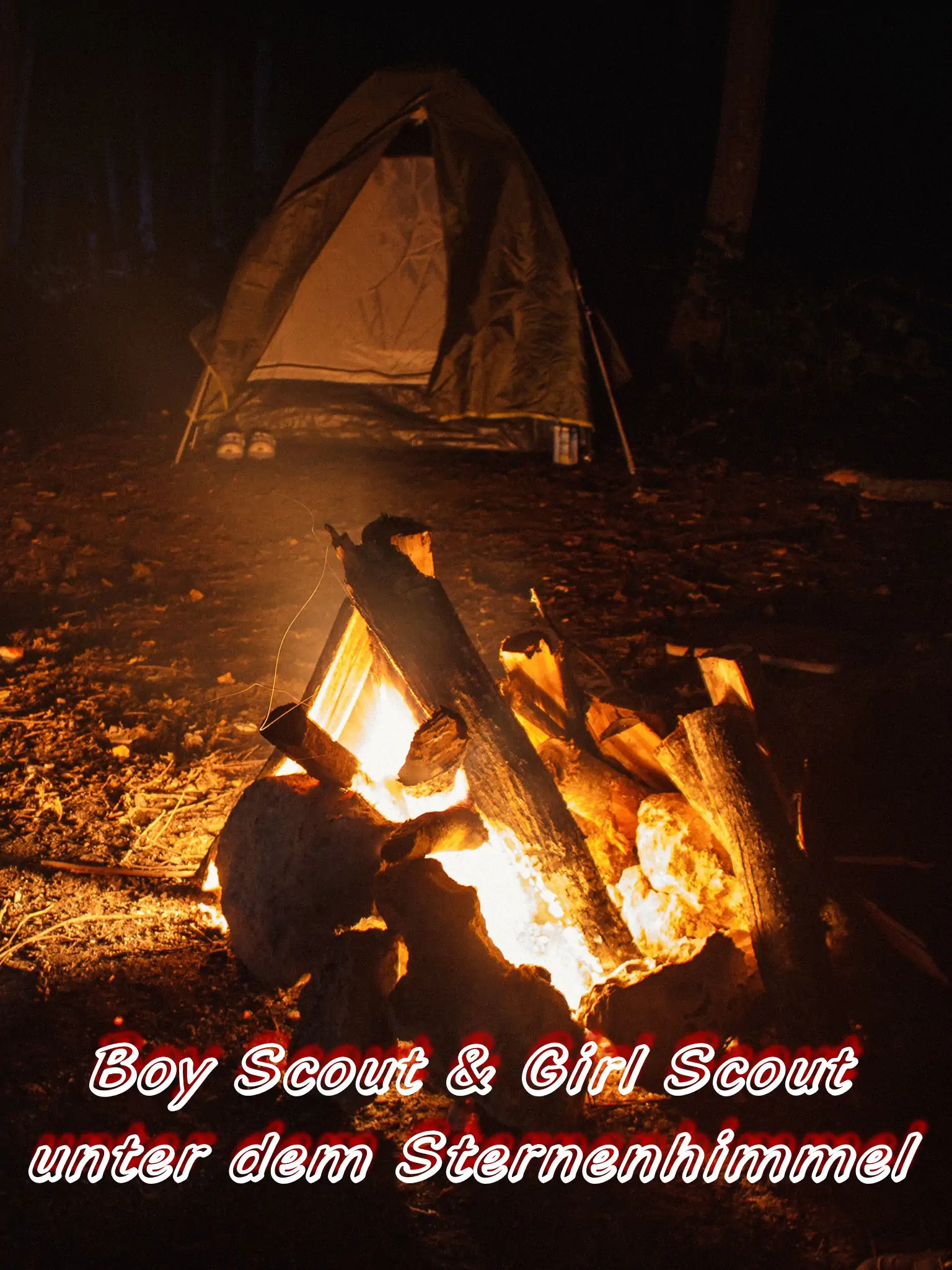 Cover der Kurzgeschichte Boy Scout & Girl Scout unter dem Sternenhimmel