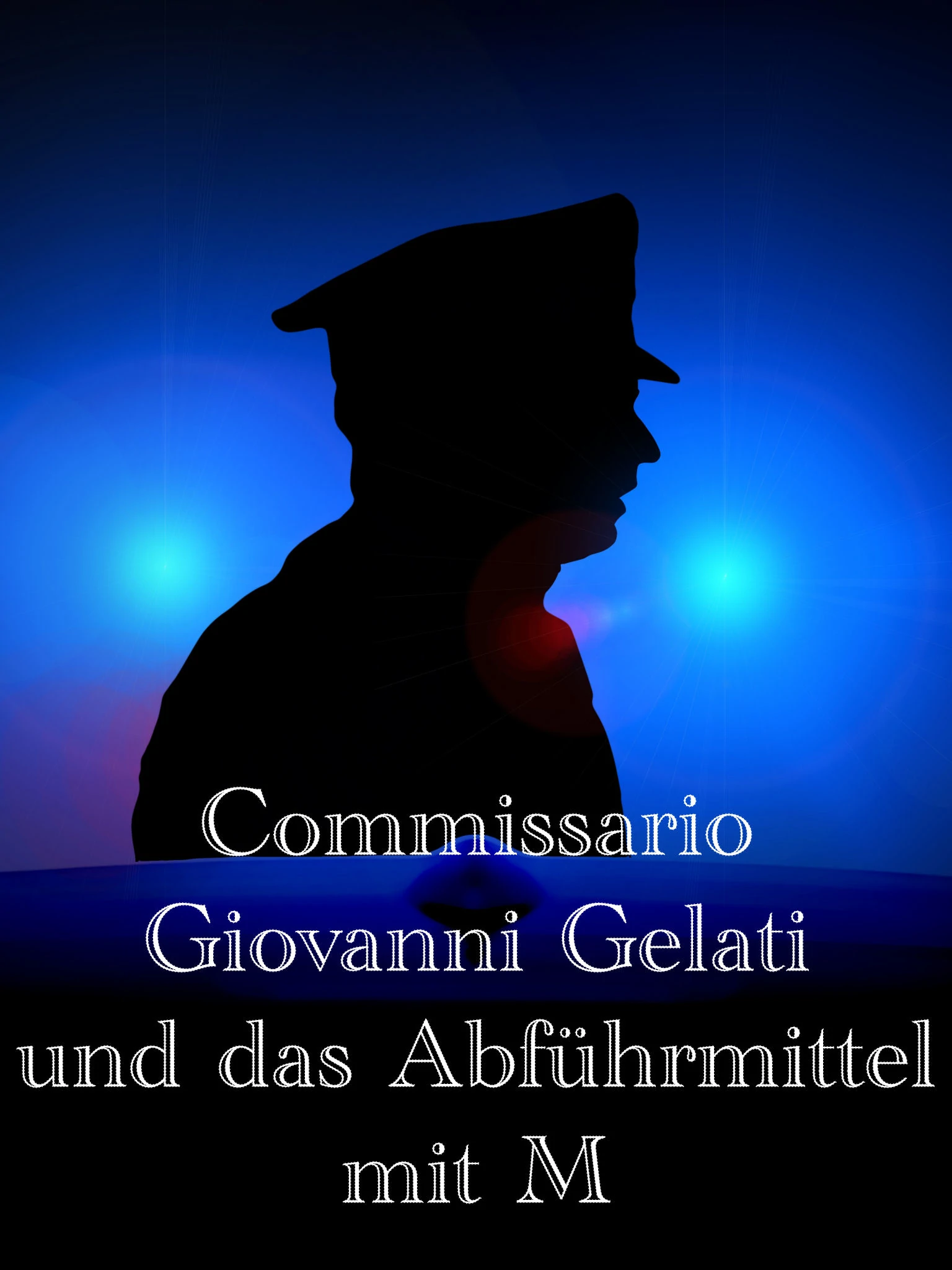 Cover der Kurzgeschichte Commissario Giovanni Gelati und das Abführmittel mit M
